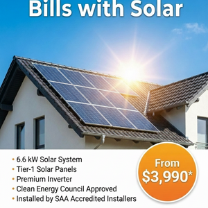 Aussie Solar Masters 6.6kw Solar System
